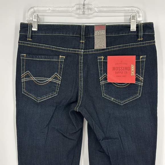 Mossimo Supply Co Low Rise Skinny Jeans Size 7 Regular Dark Wash Indigo NWT! - Picture 9 of 10
